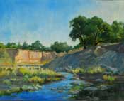 Sespe Creek River Oil Painting