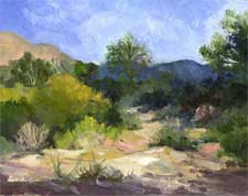 High Desert Trails oil painting