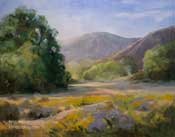 Laguna Canyon Trail oil painting