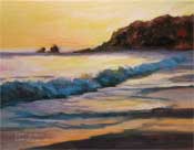 Laguna Surf Oil Painting