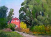 The Kitchen Garden - Los Osos - oil painting