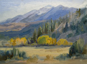 Sierra oil painting This Side of Paradise Sherwin Grade by Karen Winters